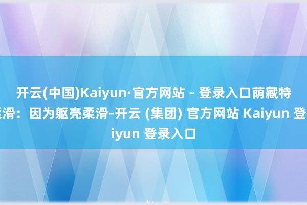 开云(中国)Kaiyun·官方网站 - 登录入口荫藏特质(柔滑:因为躯壳柔滑-开云 (集团) 官方网站 Kaiyun 登录入口
