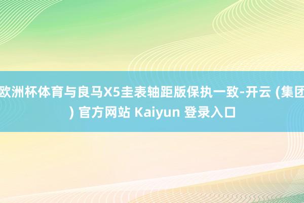 欧洲杯体育与良马X5圭表轴距版保执一致-开云 (集团) 官方网站 Kaiyun 登录入口