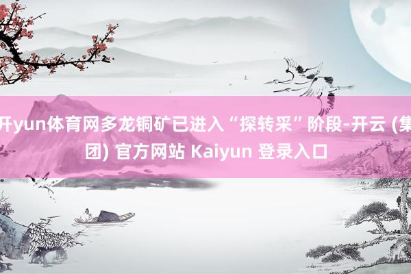 开yun体育网多龙铜矿已进入“探转采”阶段-开云 (集团) 官方网站 Kaiyun 登录入口